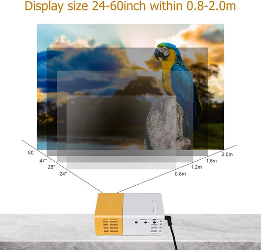 Mini LED Projector – Portable Home Theater | Mobile Connectivity | HD Display