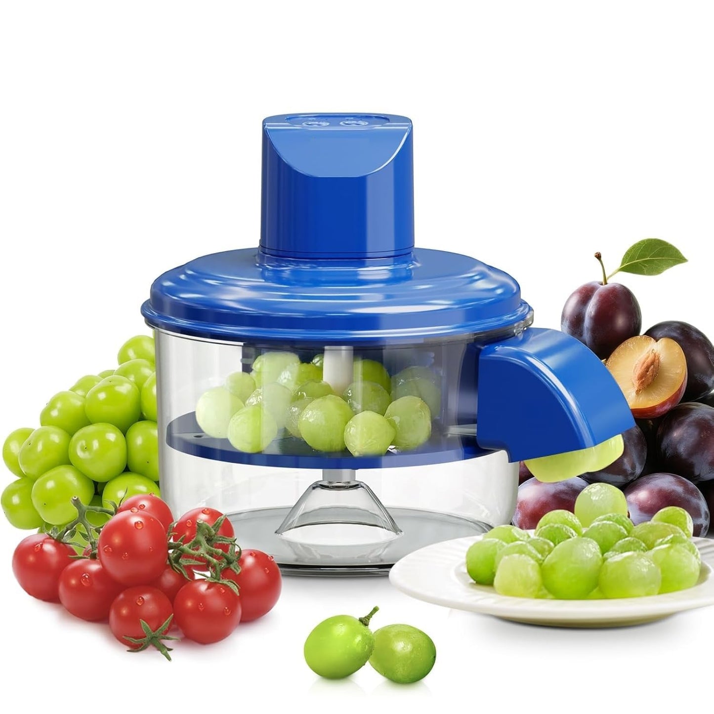 Multi-Functional Electric Fruit & Vegetable Peeler, Garlic Peeler & Cherry Pitter Machine