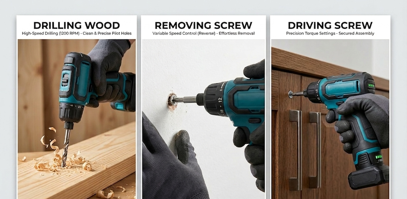 47-in-1 Multi-Purpose Screwdriver & Drill Bit Set