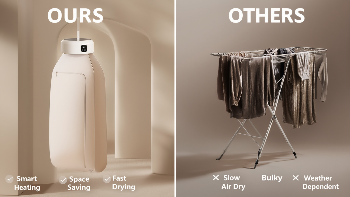 Smart Portable Clothes Dryer & Garment Care System