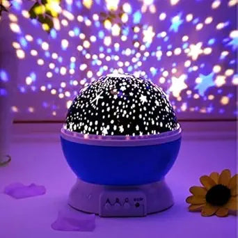 One94Store Star Master Projector Night Light – Romantic LED Sky Projector Lamp with USB Cable – Colorful Rotating Galaxy Light for Bedroom, Kids, and Home Décor (Assorted Color)
