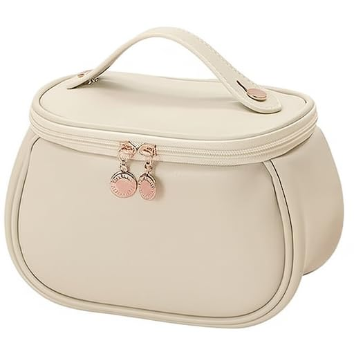 Minimalist Vegan Leather Makeup Organizer & Luxury Vanity Bag
