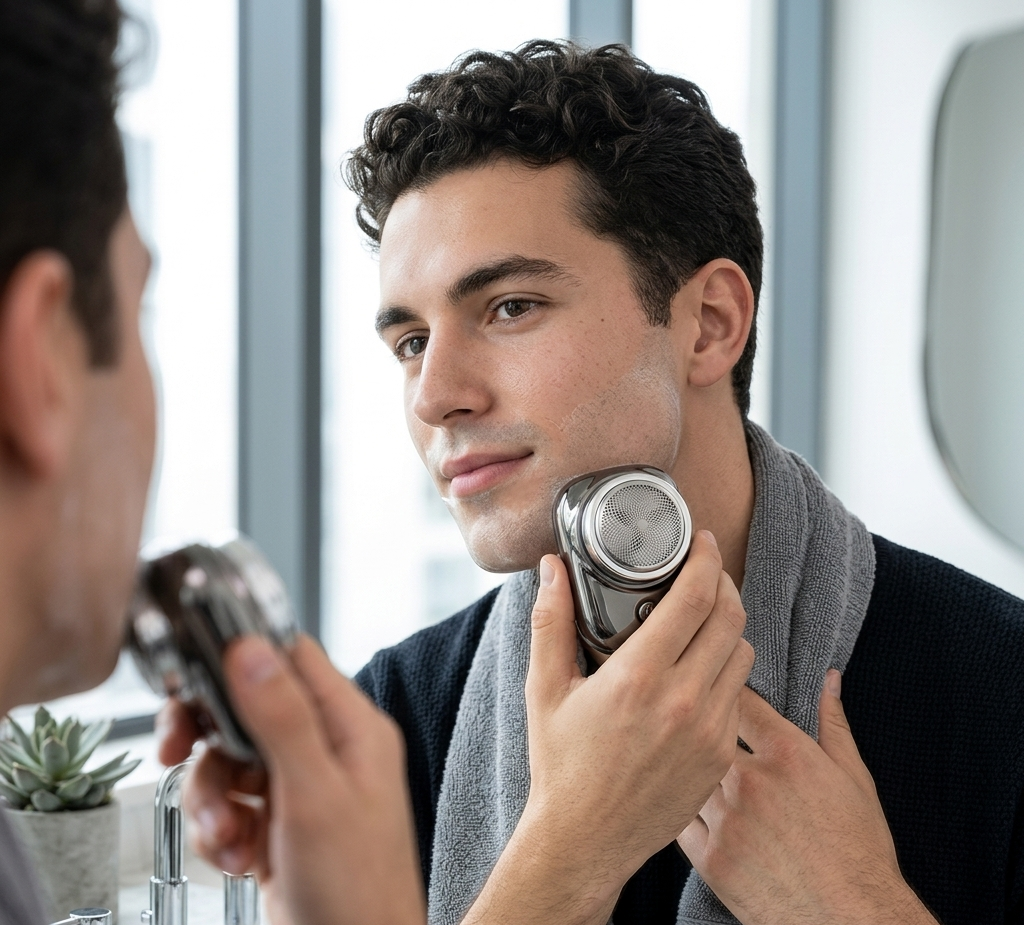 Portable Mini Electric Shaver for Men